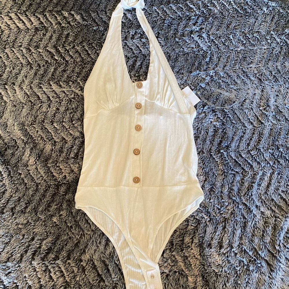 Better Be Knit bodysuit with button bottom NWT